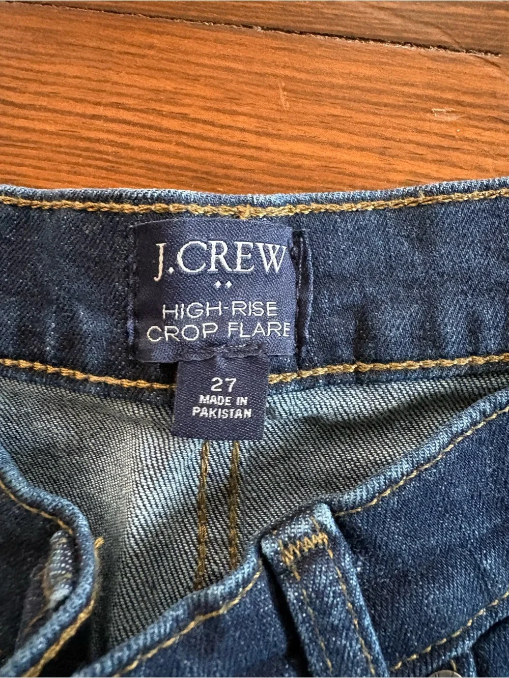 J. Crew High Rise Crop Flare